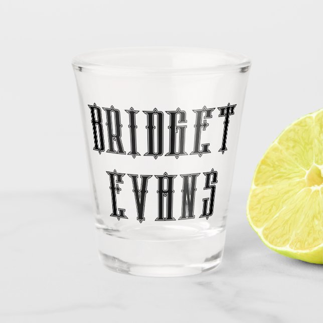 VASO DE CHUPITO BRIDGET EVANS (Anverso)