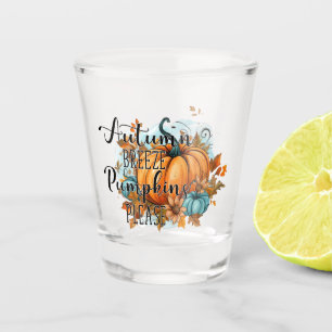 Vaso De Chupito Brisa otoñal, calabazas, por favor - Cosmoquetas b
