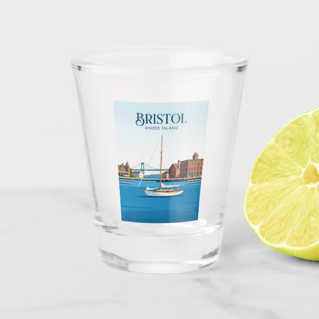 Vaso De Chupito Bristol USA (Anverso)