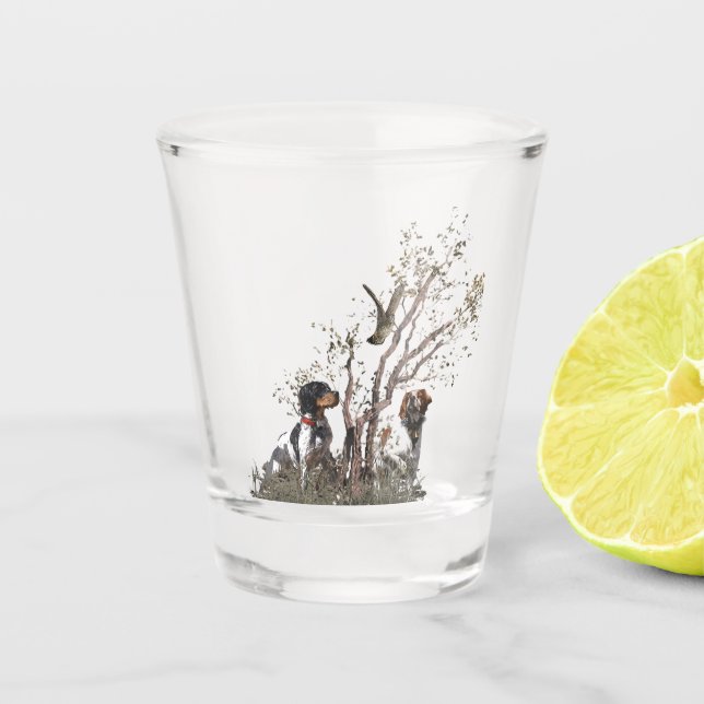 Vaso De Chupito Brittany Spaniel (Anverso)