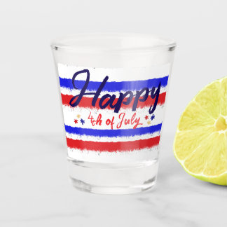 Vaso De Chupito Brocha Feliz 4 de julio Festival de la Bandera Ame
