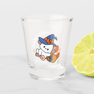 Vaso De Chupito Bruja atractiva en entrenamiento - Perro de Hallow