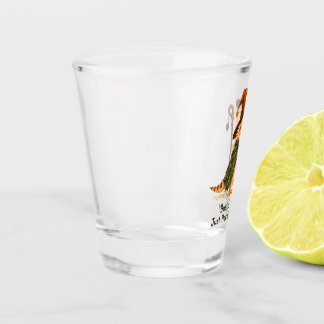 Vaso De Chupito Bruja Básica Aquí Solo Por Caramelo Dragón Barbudo