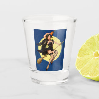 Vaso De Chupito Bruja de Halloween Chica Pin Up Bruja