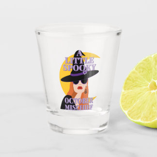 Vaso De Chupito Brujería de Halloween traviesa de octubre espeluzn