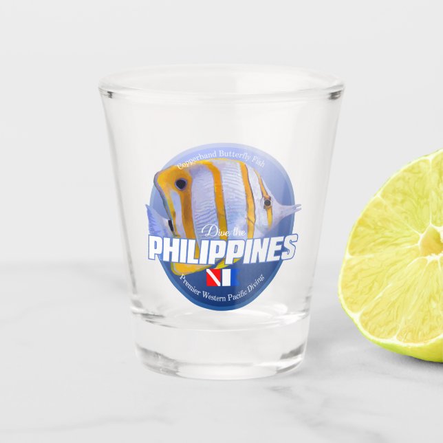 Vaso De Chupito Bucear Filipinas (DD2) (Anverso)