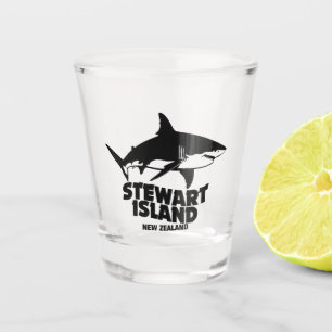 Vaso De Chupito Buceo Scuba Con Tiburones - Isla Stewart