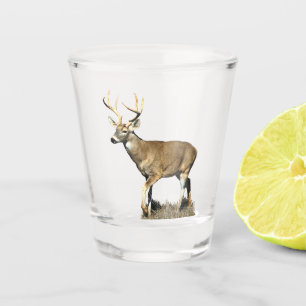 Vaso De Chupito Buck de ciervo con cola blanca