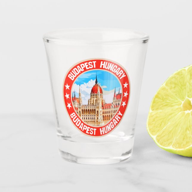 Vaso De Chupito Budapest (Anverso)