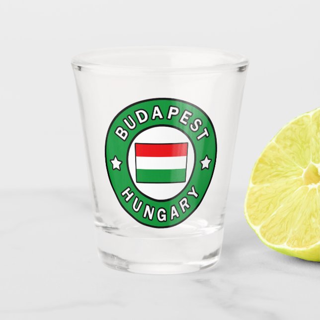 Vaso De Chupito Budapest Hungría (Anverso)