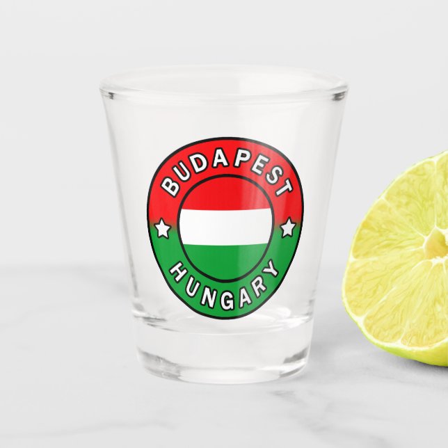 Vaso De Chupito Budapest Hungría (Anverso)
