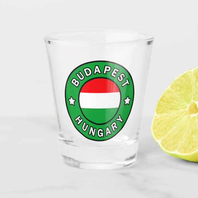 Vaso De Chupito Budapest Hungría (Anverso)