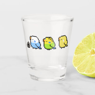 Vaso De Chupito Budgies de píxeles