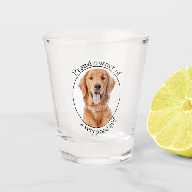Vaso De Chupito Buen Chica Golden (Anverso)