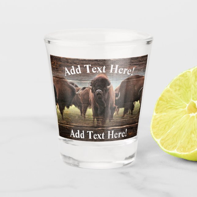 Vaso De Chupito Búfalo (Anverso)