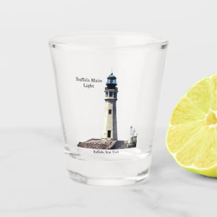 Vaso De Chupito Búfalo vidrio de disparo de luz principal