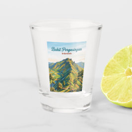 Vaso De Chupito Bukit Pergasingan Indonesia