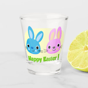 VASO DE CHUPITO BUNNES "FELIZ"