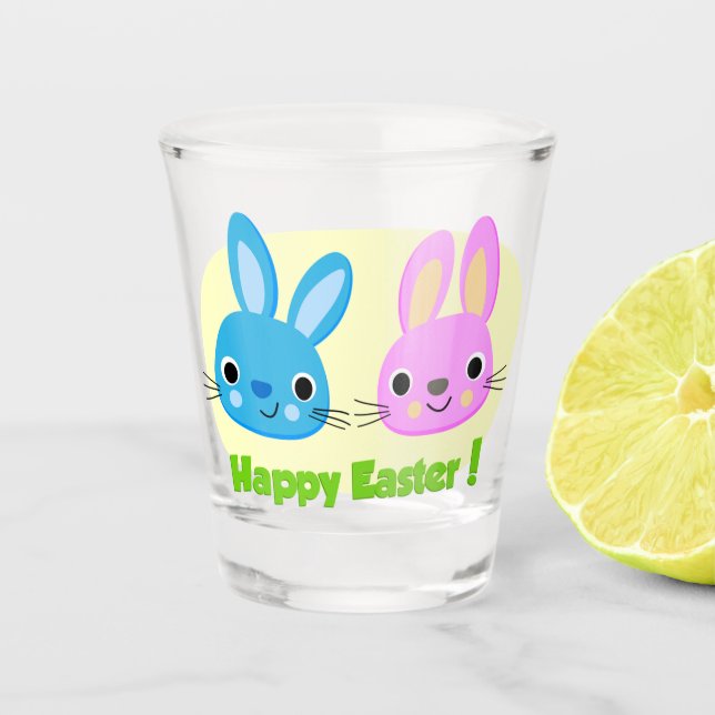 VASO DE CHUPITO BUNNES "FELIZ" (Anverso)