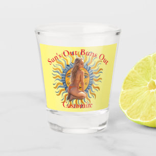 Vaso De Chupito Buns Out Bikini Beach Chica Thunder_Cove