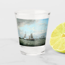 Vaso De Chupito Buques de la flota naval argentina 1874