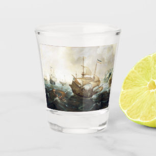 Vaso De Chupito Buques holandeses en los años 1600