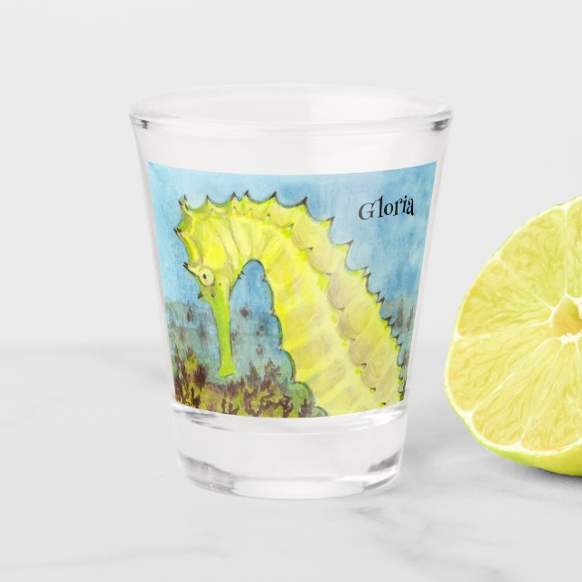Vaso De Chupito Caballo de mar (Anverso)
