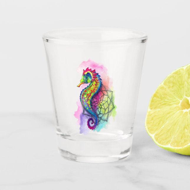 Vaso De Chupito Caballo de mar (Anverso)