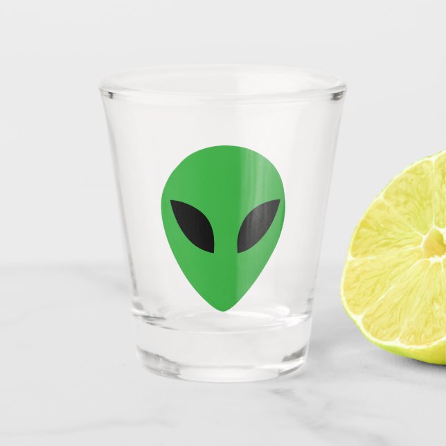 Vaso De Chupito Cabeza Alien (Anverso)