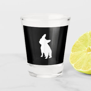 Vaso De Chupito Cabeza de Bulldog francesa Tilt Apparel, cabeza fr