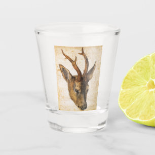 Vaso De Chupito Cabeza de un Stag (Animal salvaje) (por Albrecht D