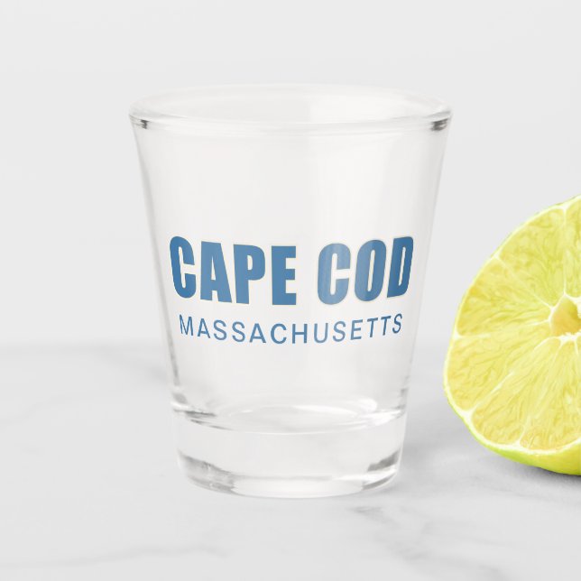 Vaso De Chupito Cabo Cod Massachusetts (Anverso)