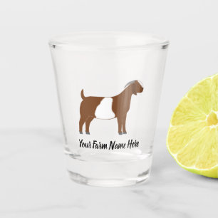 Vaso De Chupito Cabra Boer personalizada