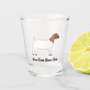 Vaso De Chupito Cabra Boer personalizada