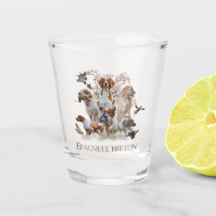 Vaso De Chupito Cacería de Woodcock con el español británico