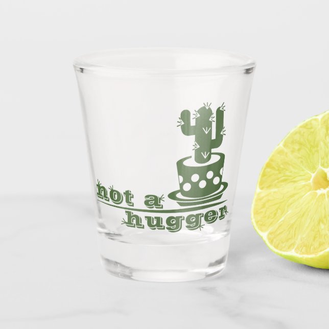 Vaso De Chupito Cacti No es gracioso decir (Anverso)