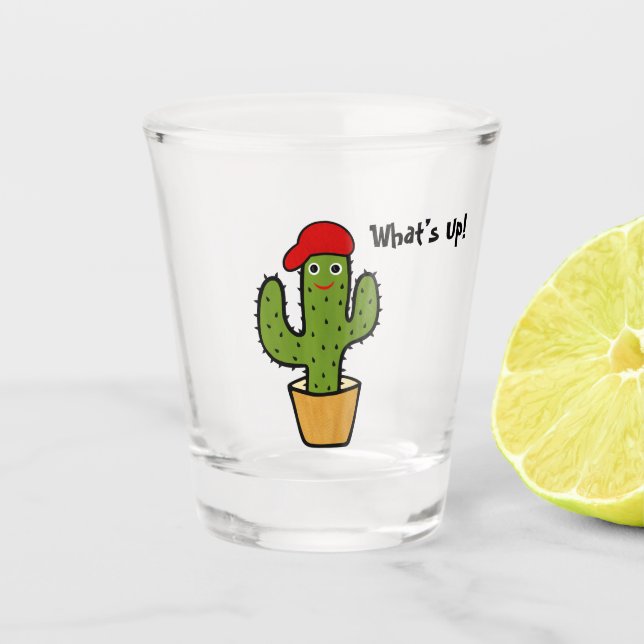 Vaso De Chupito Cactus (Anverso)