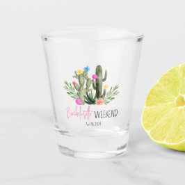 Vaso De Chupito Cactus botánicos + florals I vidrio caliente