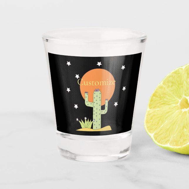 Vaso De Chupito Cactus del desierto Sun Thunder_Cove (Anverso)