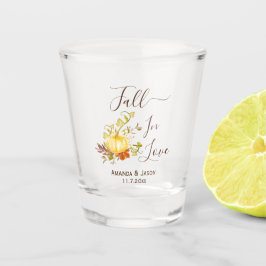 Vaso De Chupito Caer Enamorada | Favor de la boda de calabaza acua