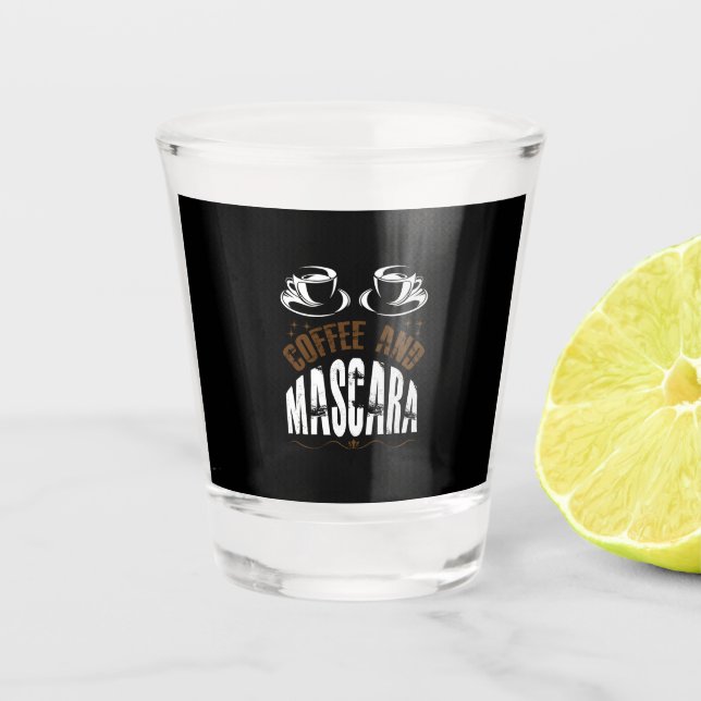 Vaso De Chupito Café De Arte Y Mascara (Anverso)