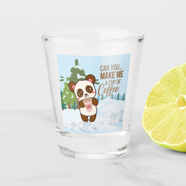 Vaso De Chupito café, navidad  (Anverso)