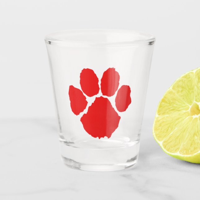 Vaso De Chupito Café Red Paw (Anverso)