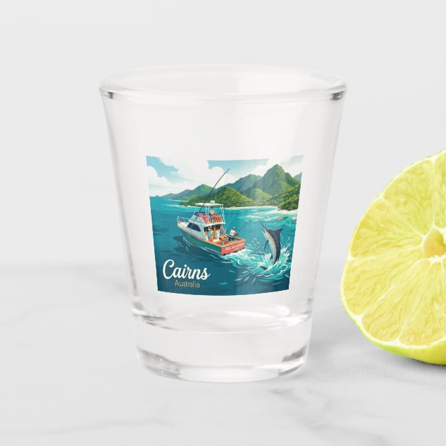 Vaso De Chupito Cairns Australia (Anverso)