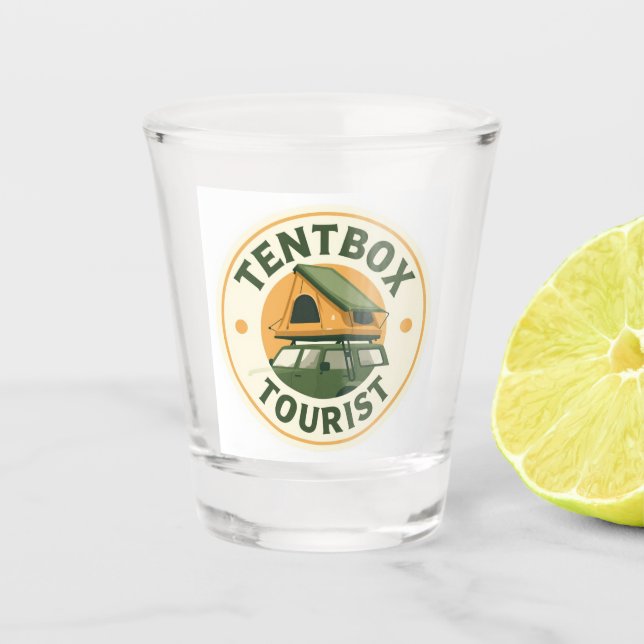Vaso De Chupito Caja de tienda Turista (Anverso)