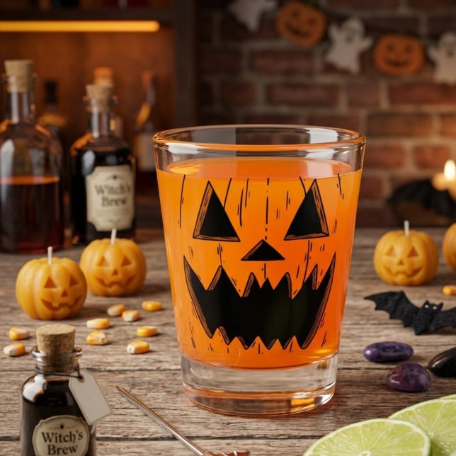 Vaso De Chupito Calabaza de Jack (Subido por el creador)