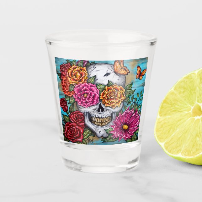Vaso De Chupito Calavera (Anverso)
