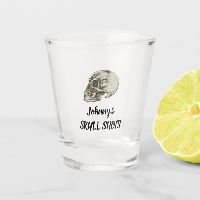 Vaso De Chupito Calavera (Anverso)