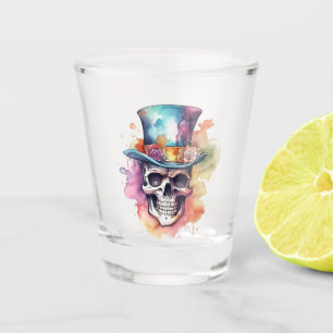 Vaso De Chupito Calavera en un cilindro