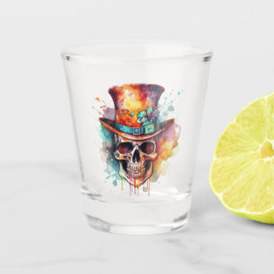 Vaso De Chupito Calavera en un cilindro